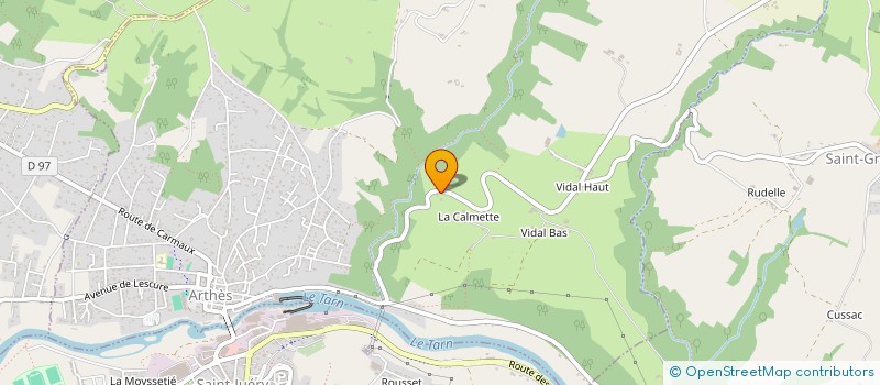 localisation de l'entreprise INVEST 2G  ARTHES