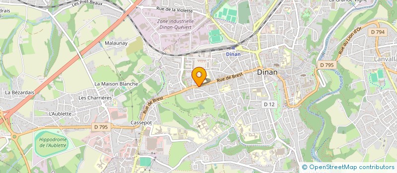 localisation de l'entreprise INVEST 2M  DINAN