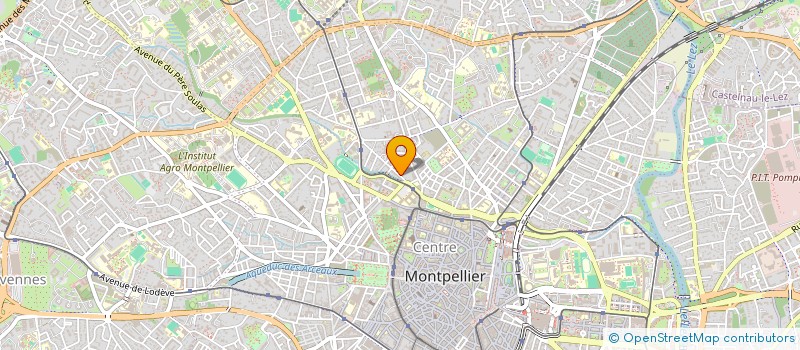 localisation de l'entreprise INVEST 3 SUD à MONTPELLIER