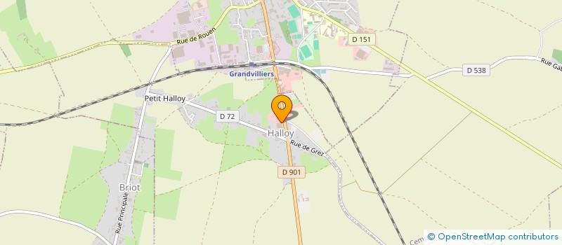 localisation de l'entreprise INVEST 4 A  HALLOY