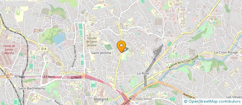 localisation de l'entreprise INVEST à MARSEILLE