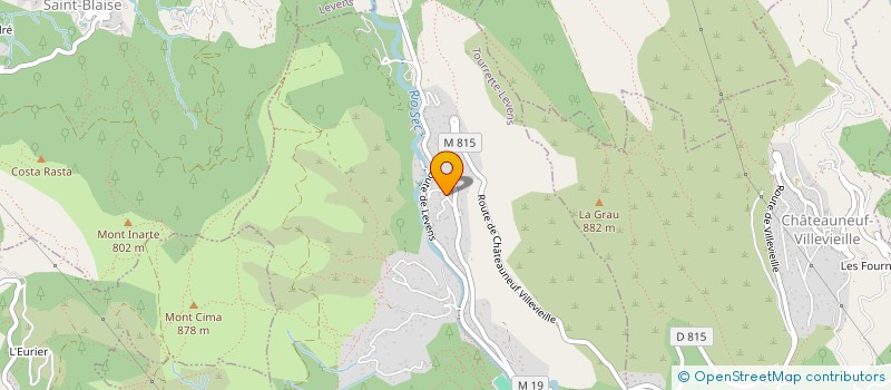 localisation de l'entreprise INVEST 53  TOURRETTE-LEVENS