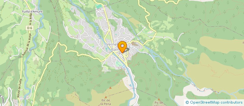 localisation de l'entreprise INVEST 66  VERNET-LES-BAINS