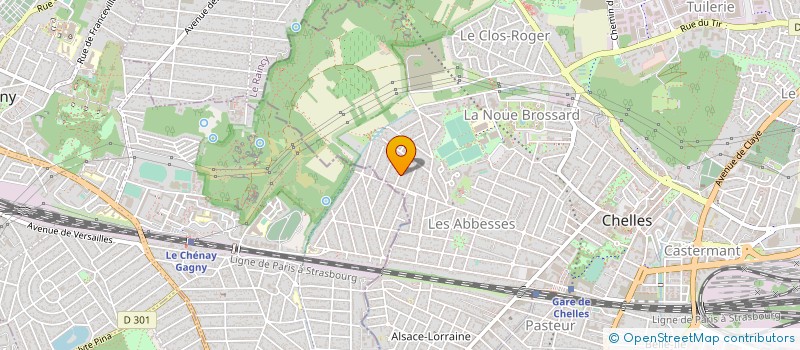 localisation de l'entreprise INVEST  CHELLES