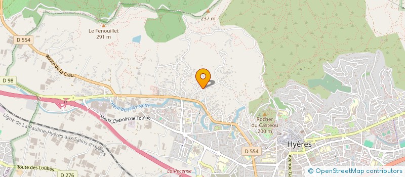 localisation de l'entreprise INVEST 83 à HYERES