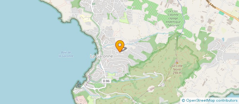 localisation de l'entreprise INVEST 833  LE PRADET