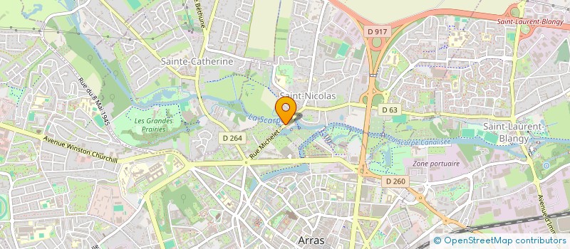 localisation de l'entreprise INVEST  SAINT-NICOLAS