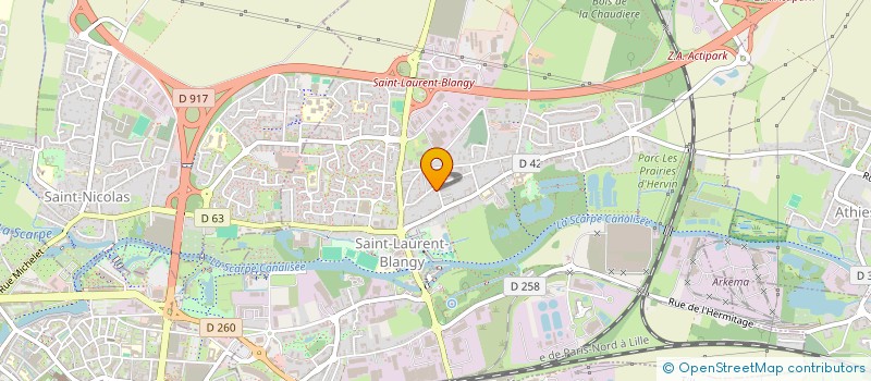 localisation de l'entreprise INVEST  ANZIN-SAINT-AUBIN