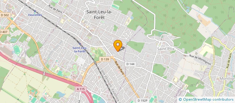 localisation de l'entreprise INVEST 95  SAINT-LEU-LA-FORET