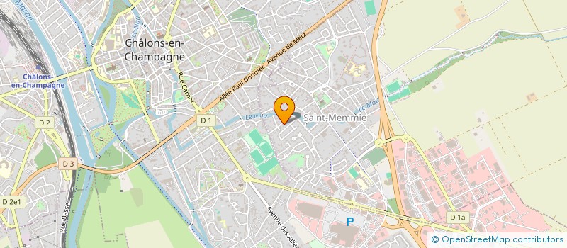 localisation de l'entreprise INVEST  SAINT-MEMMIE