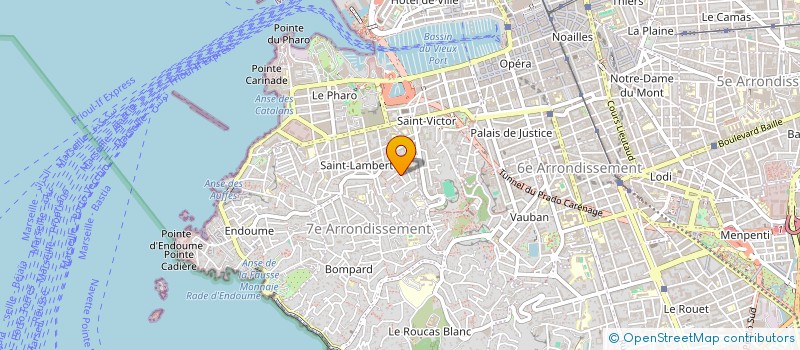 localisation de l'entreprise INVEST ADVERTISSEMENT à MARSEILLE