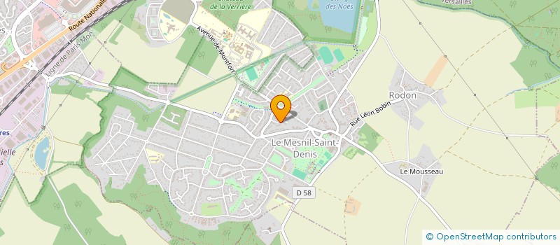 localisation de l'entreprise INVEST ALS&ND  LE MESNIL-SAINT-DENIS