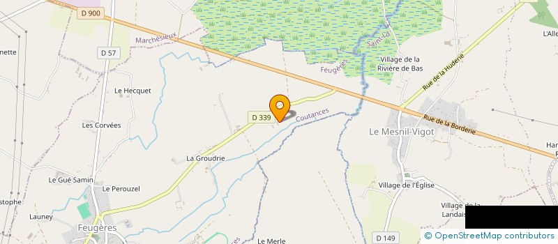 localisation de l'entreprise INVEST ATH  FEUGERES