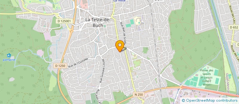 localisation de l'entreprise INVEST ATTITUDE à LA TESTE-DE-BUCH