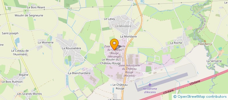 localisation de l'entreprise INVEST BAT  MESANGER