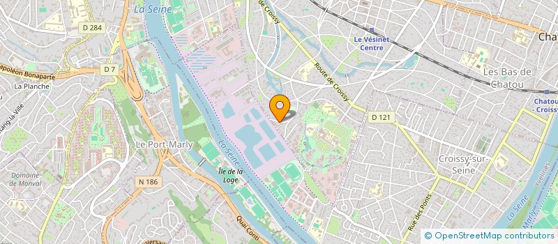 localisation de l'entreprise INVEST BAT FRANCE  LE VESINET