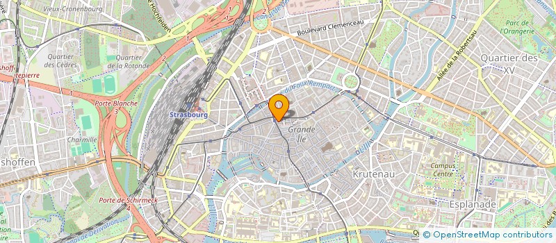 localisation de l'entreprise INVEST BERETZ à STRASBOURG