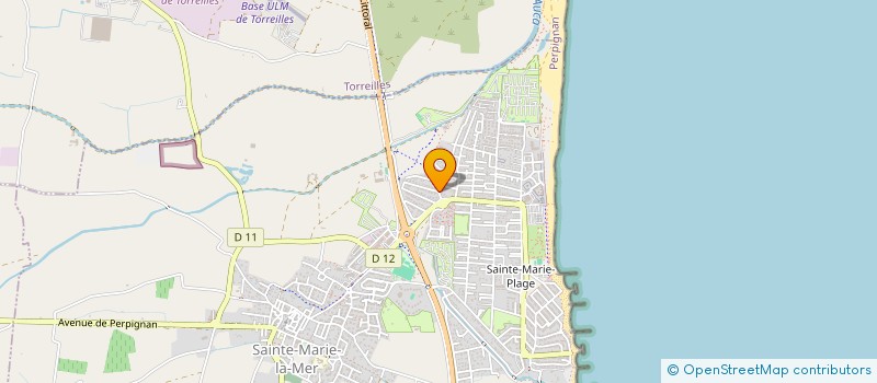 localisation de l'entreprise INVEST BL IMMOBILIER  SAINTE-MARIE-LA-MER