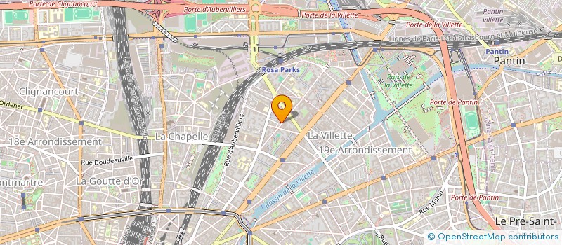 localisation de l'entreprise INVEST C.D.N.  PARIS