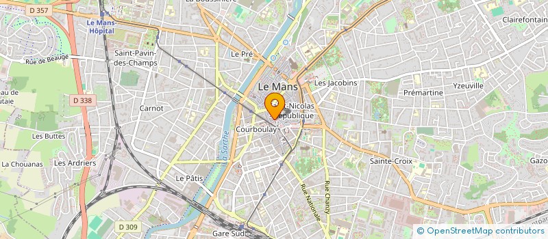 localisation de l'entreprise INVEST CARS  LE MANS