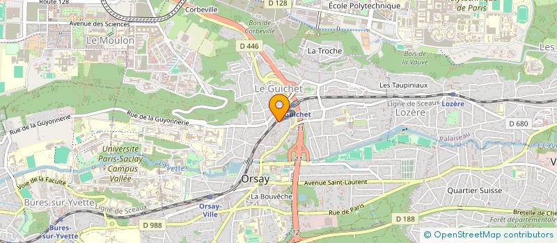 localisation de l'entreprise INVEST CHARRON  ORSAY