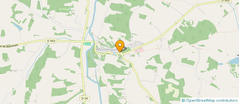 localisation de l'entreprise INVEST CONCEPT IMMOBILIER  MONTESQUIOU