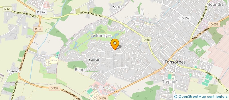 localisation de l'entreprise INVEST CONSEIL  FONSORBES