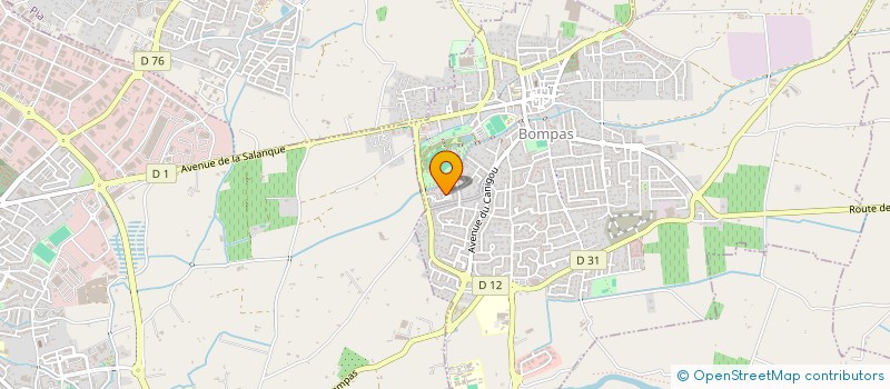 localisation de l'entreprise INVEST CONSTRUCTION  BOMPAS