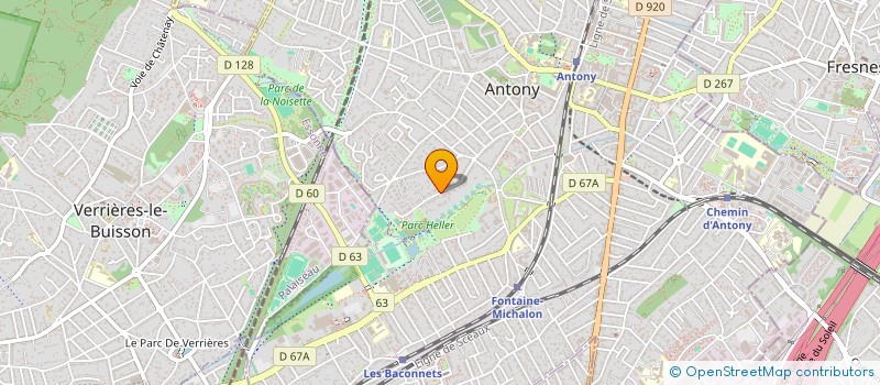 localisation de l'entreprise INVEST & CONSULT à ANTONY