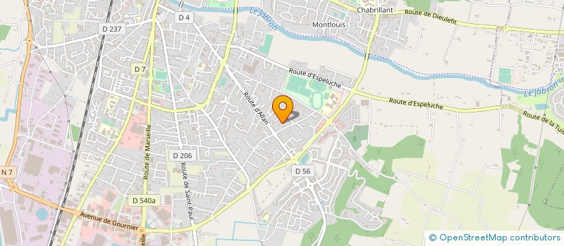 localisation de l'entreprise INVEST CONSULTING à MONTELIMAR