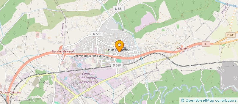 localisation de l'entreprise INVEST. CORPO  MEYREUIL