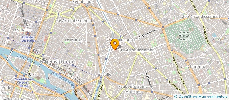 localisation de l'entreprise INVEST CROSS à PARIS