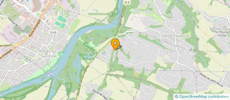 localisation de l'entreprise INVEST CUGNAUX  VIEILLE-TOULOUSE