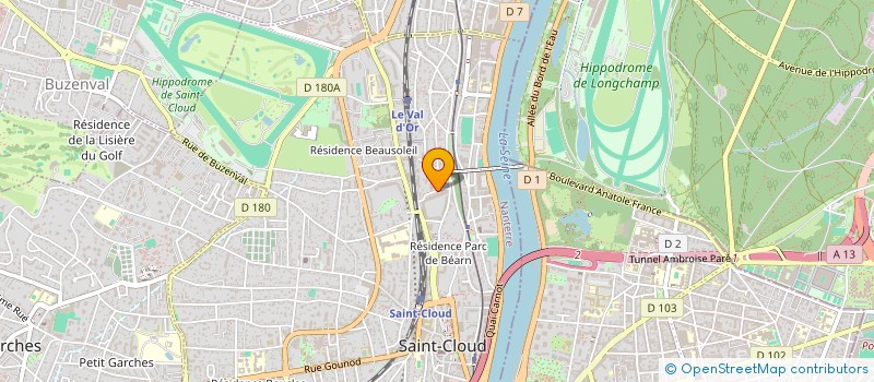 localisation de l'entreprise INVEST DEVELOP PARTNERS à SAINT-CLOUD