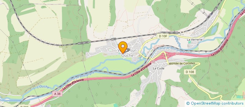 localisation de l'entreprise INVEST DJ  VELARS-SUR-OUCHE