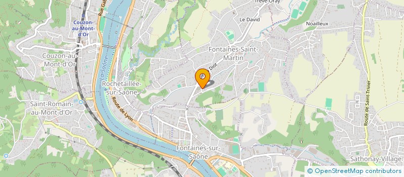localisation de l'entreprise INVEST'EA à FONTAINES-SAINT-MARTIN