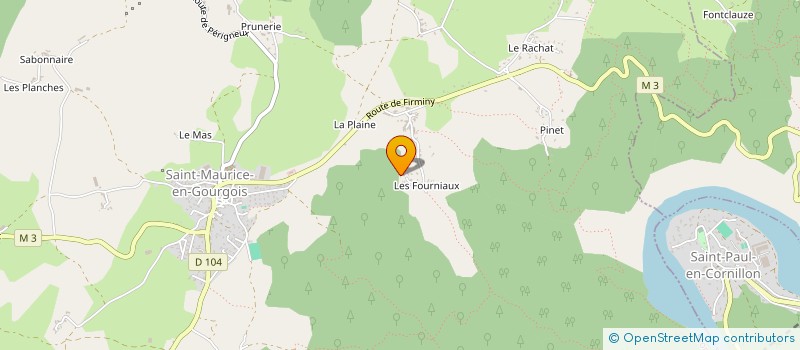 localisation de l'entreprise INVEST EDEN  SAINT-MAURICE-EN-GOURGOIS