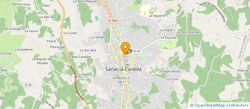 localisation de l'entreprise INVEST ENTRPRISE à SARLAT-LA-CANEDA