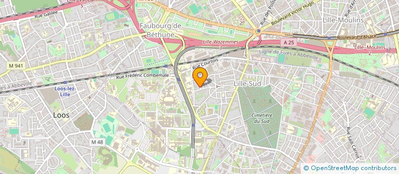 localisation de l'entreprise INVEST ESDW à LILLE
