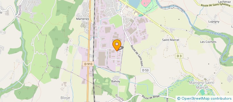 localisation de l'entreprise INVEST ETANCH'  RUMILLY