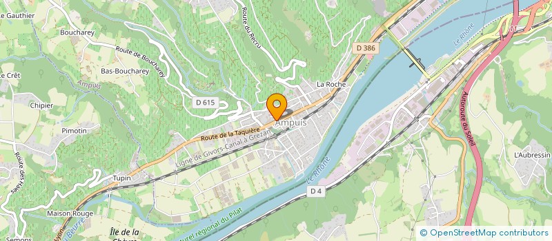 localisation de l'entreprise INVEST FM  AMPUIS