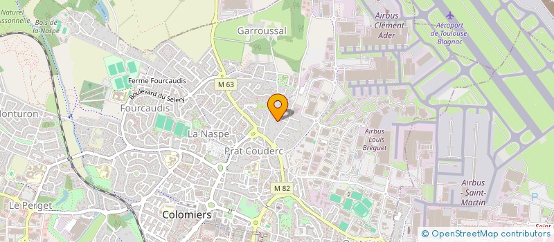 localisation de l'entreprise INVEST FONCIER à COLOMIERS