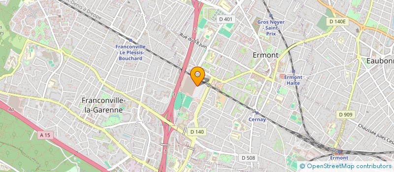 localisation de l'entreprise INVEST FRANCE RETAIL à ERMONT