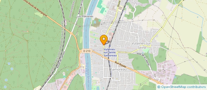 localisation de l'entreprise INVEST GENERAL CONSTRUCTIONS à VULAINES-SUR-SEINE