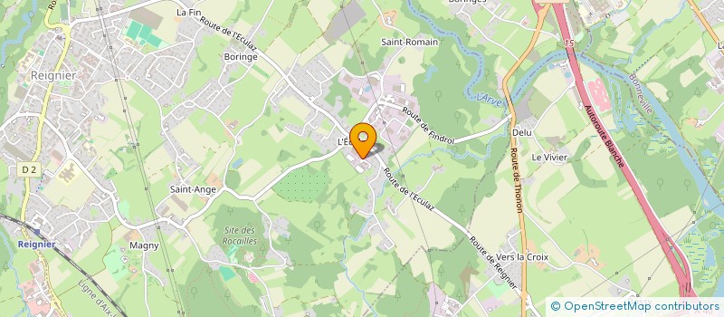 localisation de l'entreprise INVEST GL  ANNEMASSE