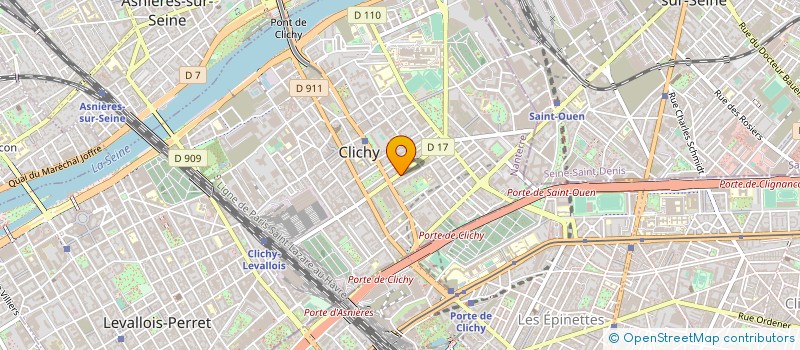 localisation de l'entreprise INVEST GROUP HOLDING à CLICHY