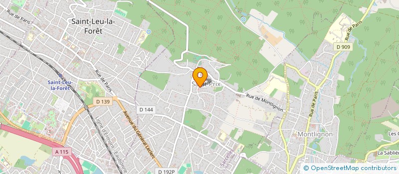 localisation de l'entreprise INVEST HABITAT à SAINT-PRIX