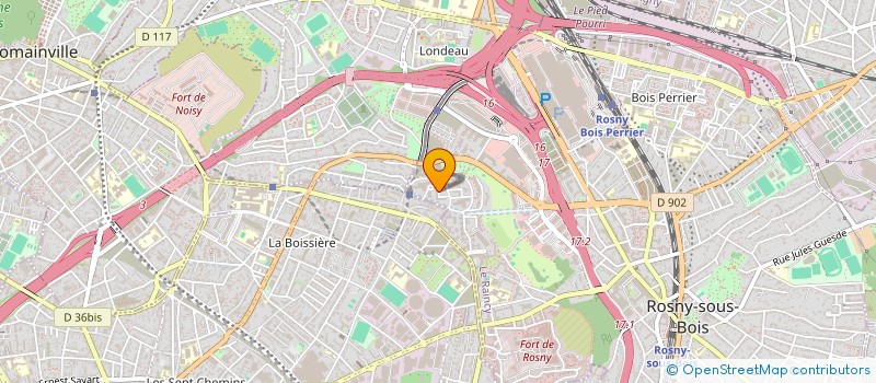 localisation de l'entreprise INVEST HAN  ROSNY-SOUS-BOIS
