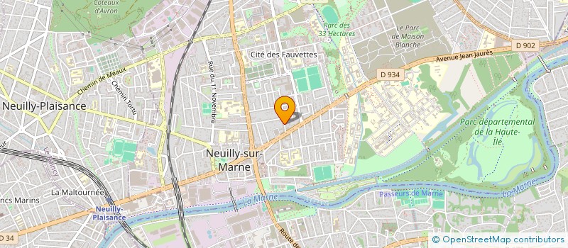 localisation de l'entreprise INVEST & HELP à NEUILLY-SUR-MARNE