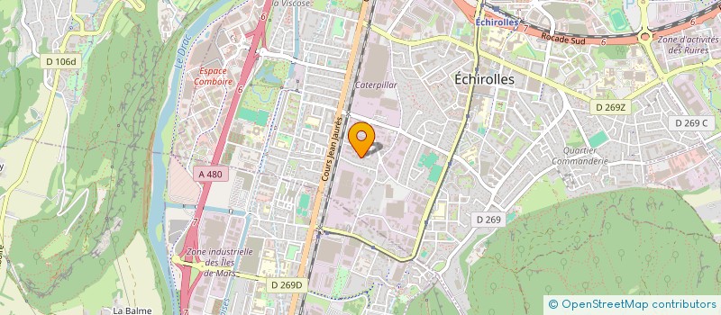 localisation de l'entreprise INVEST HOME  ECHIROLLES